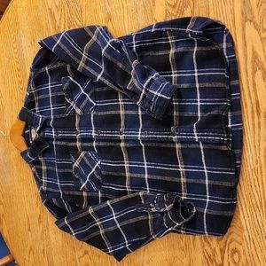 Ruff Hewn 100% cotton flannel long sleeve shirt
